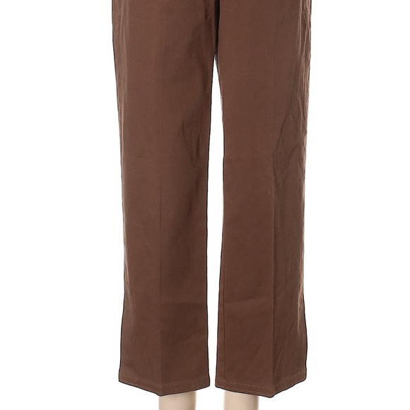 LOFT Brown Boyfriend Casual Pants / Size 4 - Picture 4 of 7